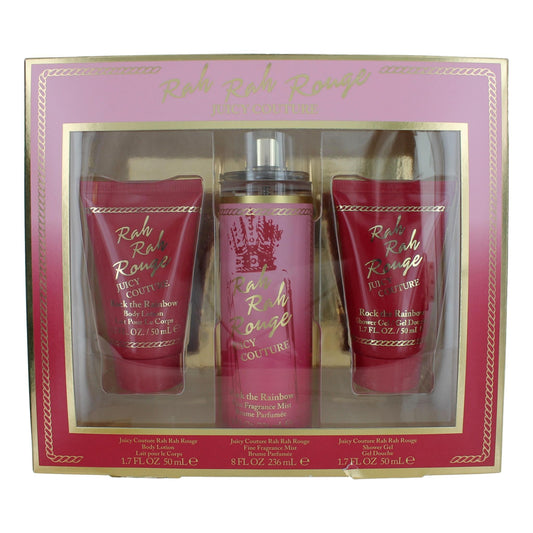 Rah Rah Rouge by Juicy Couture, 3 Piece Gift Set for Women