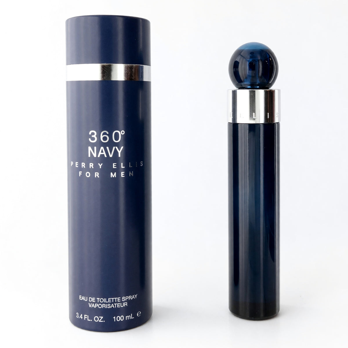360 Navy By Perry Ellis, 3.4 oz EDT Spray For Men