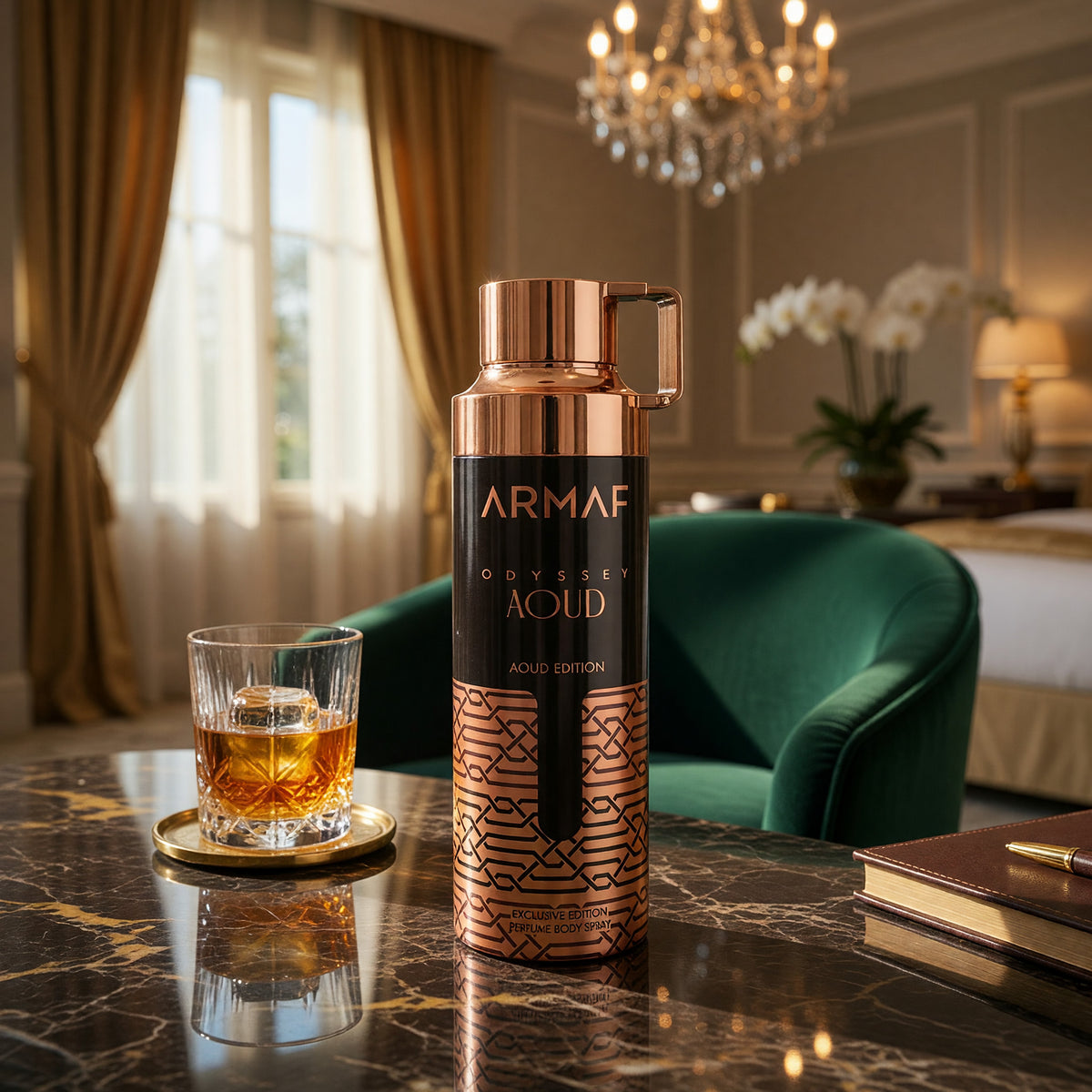 Odyssey Aoud Oud Edition By Armaf, 6.8 oz Body Spray For Men