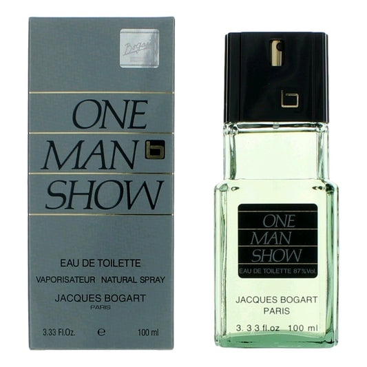 One Man Show by Jacques Bogart, 3.4 oz EDT Spray for Men