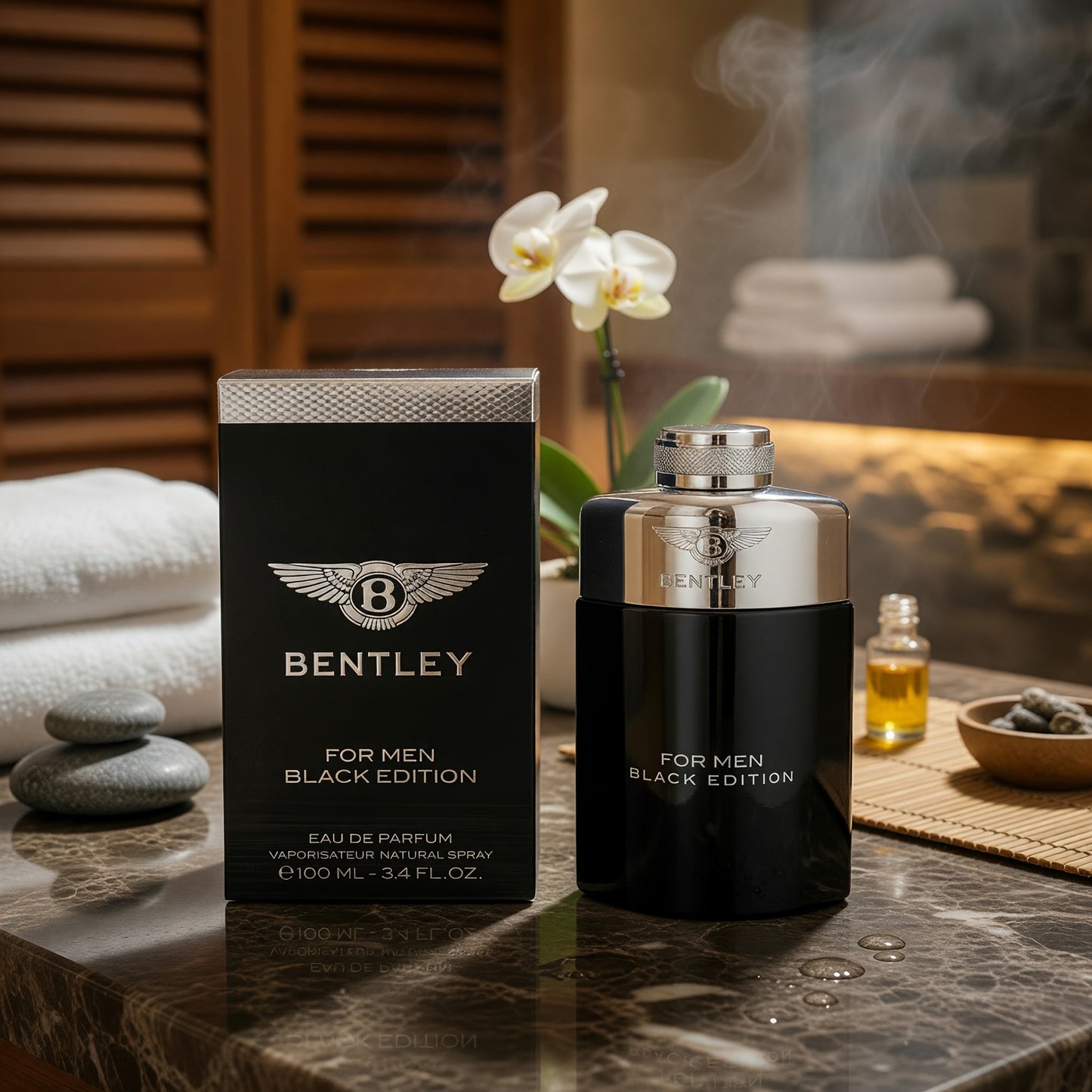 Bentley Black Edition by Bentley, 3.4 oz EDP Spray for Men