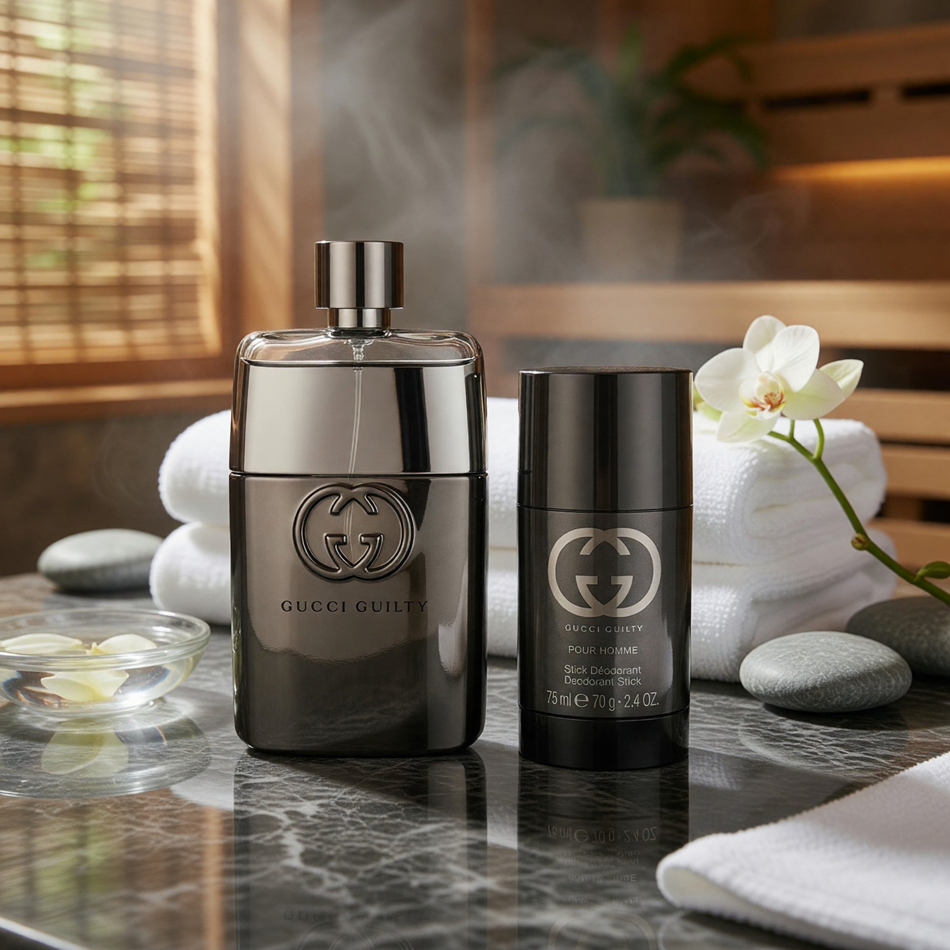 Gucci Guilty Pour Homme by Gucci, 2 Piece Gift Set for Men