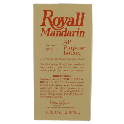 Royall Mandarin by Royall Fragrances, 8 oz All Purpose Lotion for Men