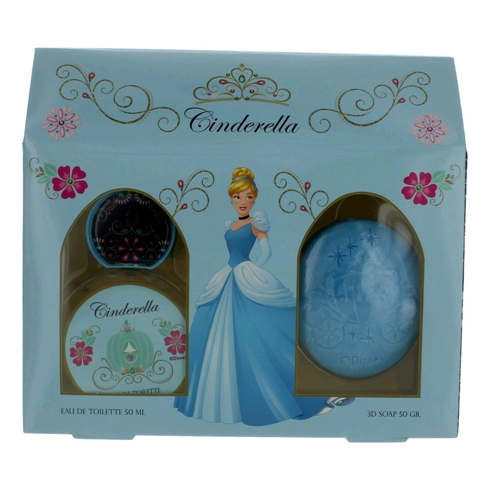 Disney Cinderella by Disney Princess, 2 Piece House Gift Set for Girls