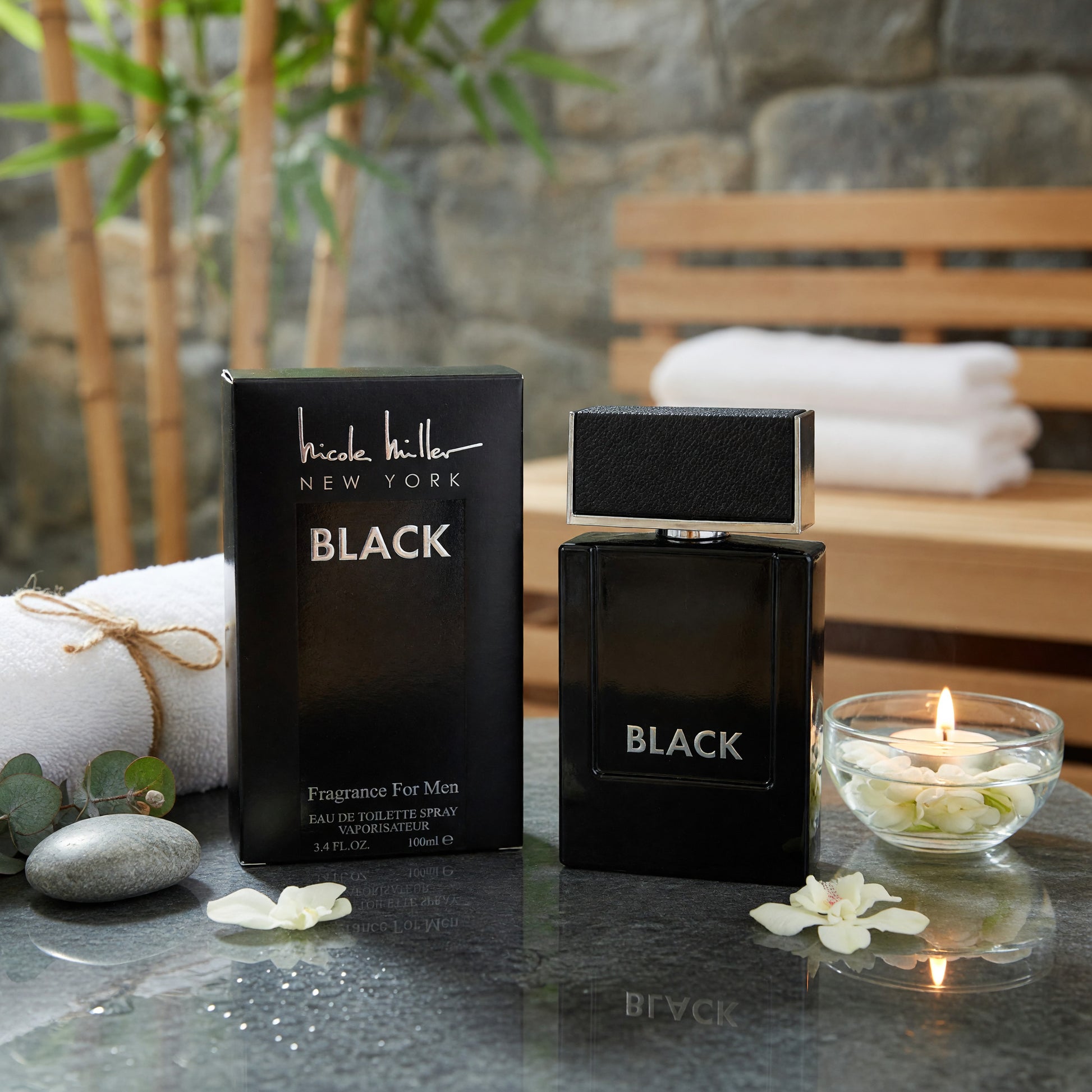 Nicole Miller Black by Nicole Miller, 3.4 oz EDT Spray for Men