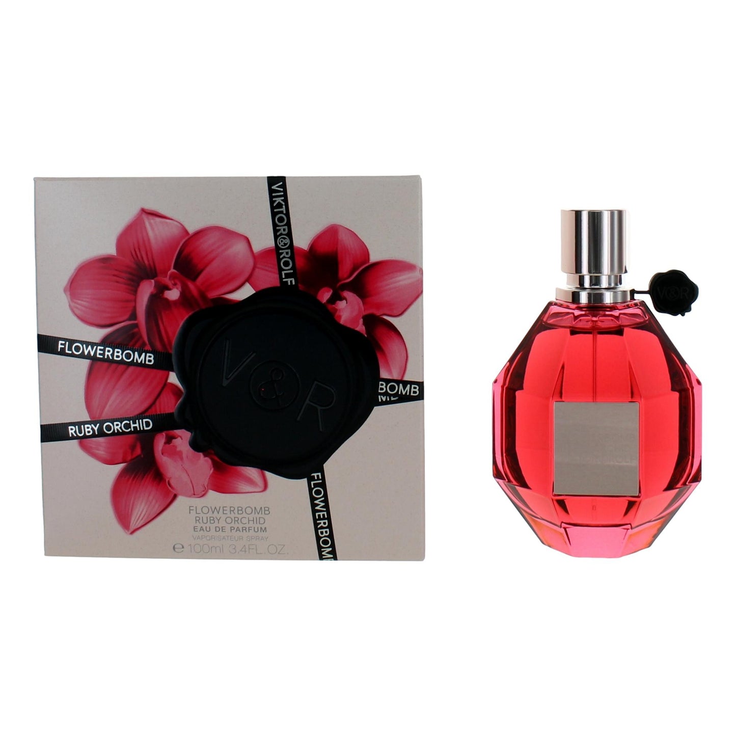 Flowerbomb Ruby Orchid by Viktor & Rolf, 3.4 oz EDP Spray for Women