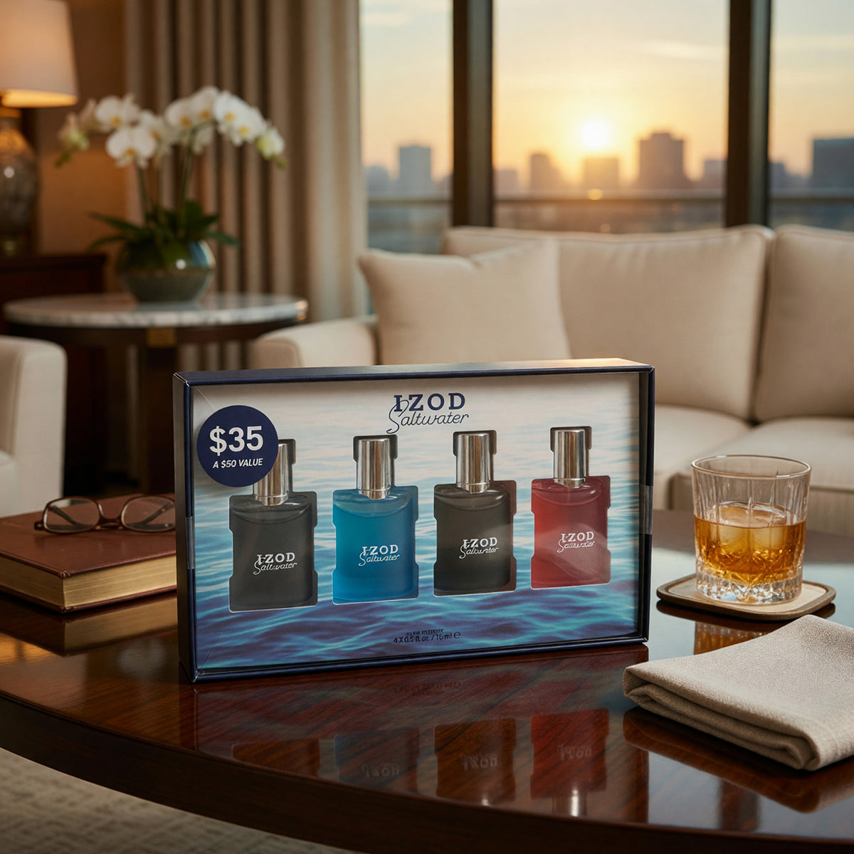 Izod Saltwater by Izod, 4 Piece Set for Men