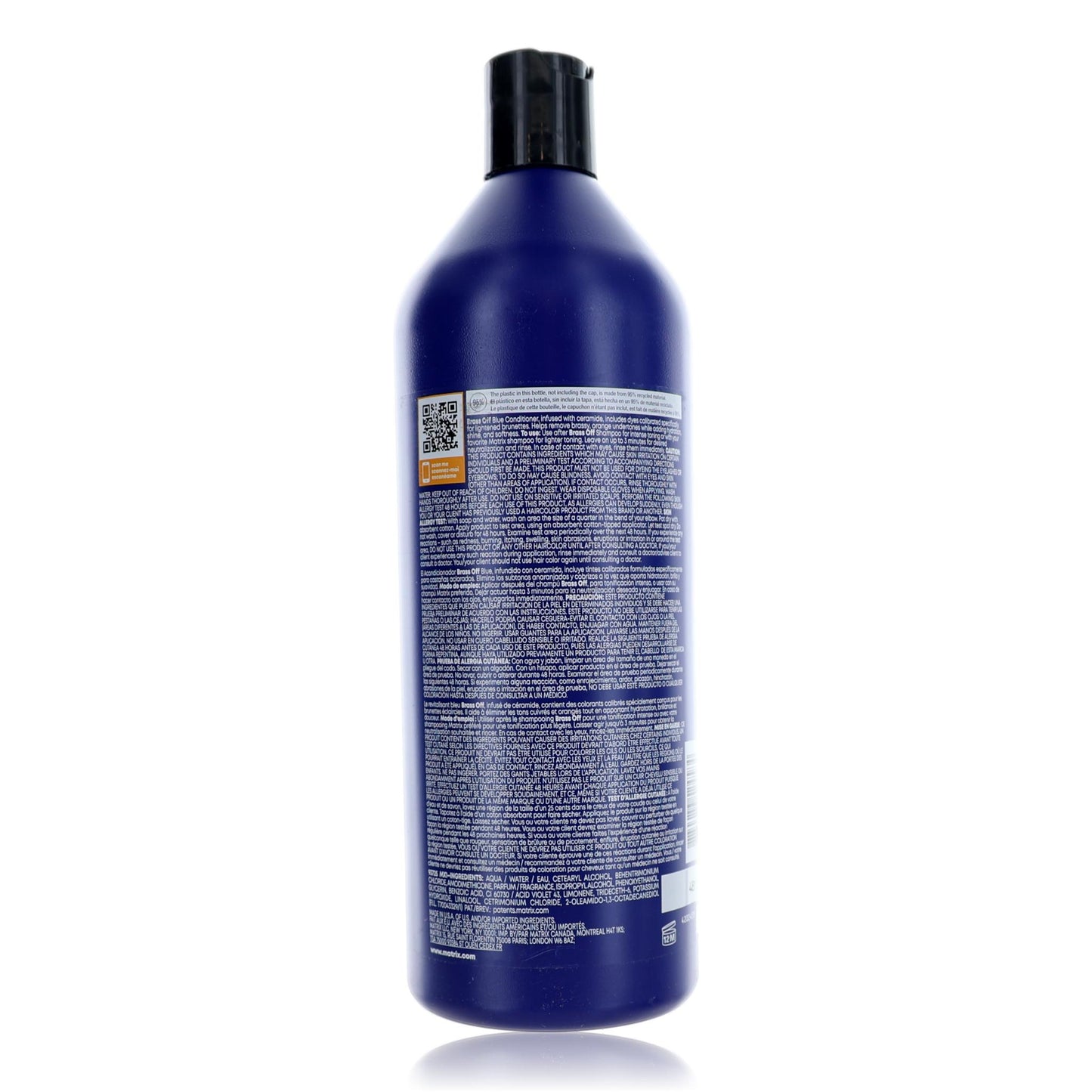 Brass Off by Matrix, 1 Liter Blue Conditioner