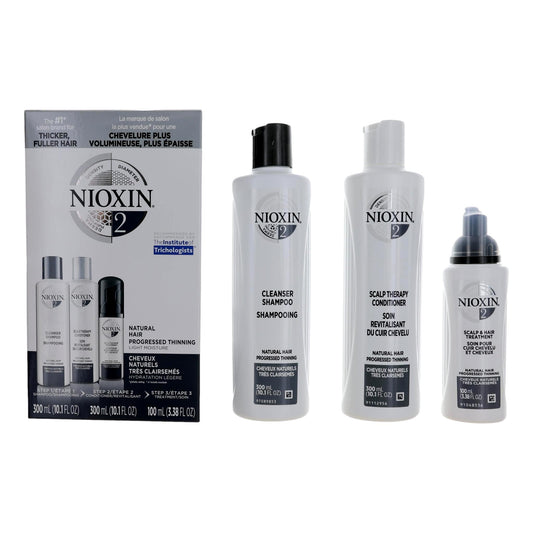 Nioxin 3D Care System Kit 2 - For Natural Hair Progressed Thinning Light Moisture