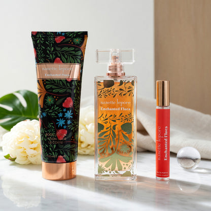 Enchanted Flora by Nanette Lepore, 3 Piece Gift Set for Women