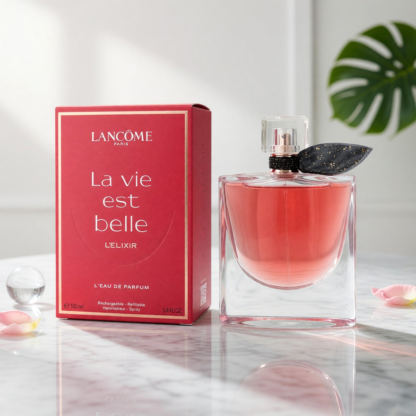 La Vie Est Belle L'Elixir by Lancome, 3.4 oz EDP Refillable for Women 