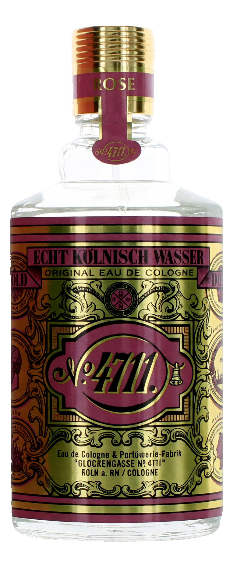4711 Floral Collection Rose by 4711, 3.4oz Eau De Cologne Spray for Unisex
