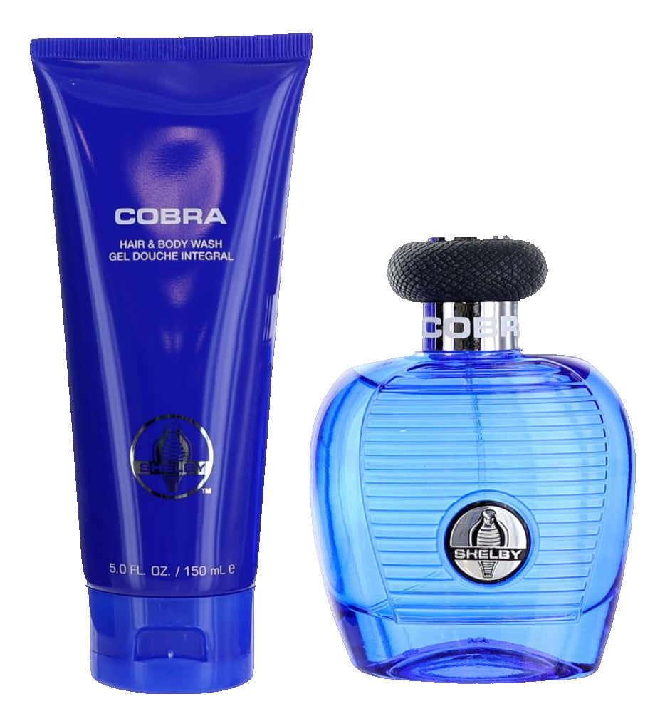 Cobra Blue by Carroll Shelby, 2 Piece Gift Set for Men