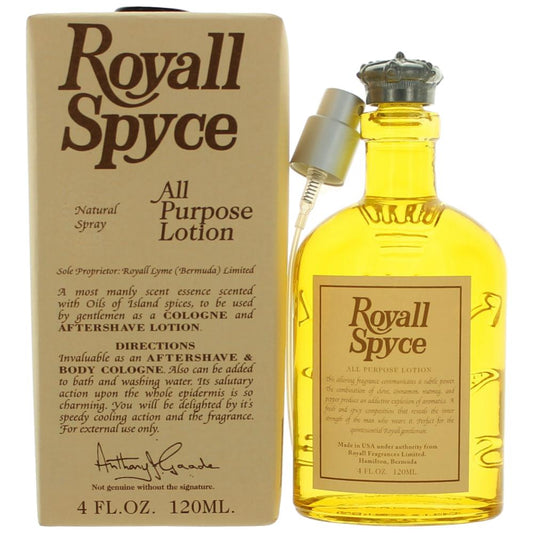 Royall Spyce by Royall Fragrances, 4 oz All Purpose Lotion Spray men