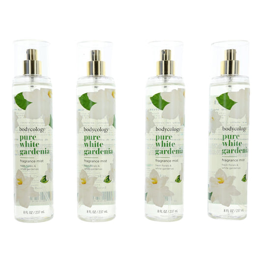 Pure White Gardenia by Bodycology, 4 Pack 8oz Fragrance Mist women