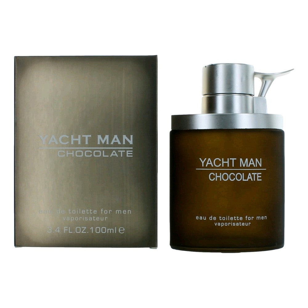 Yacht Man Chocolate by Myrurgia, 3.4 oz EDT Spray for Men