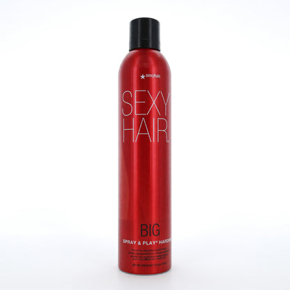 Big Spray & Play Harder by Sexy Hair, 10 oz Firm Hairspray  