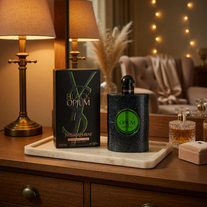 Black Opium Illicit Green by Yves Saint Laurent, 2.5 oz EDP for Women 
