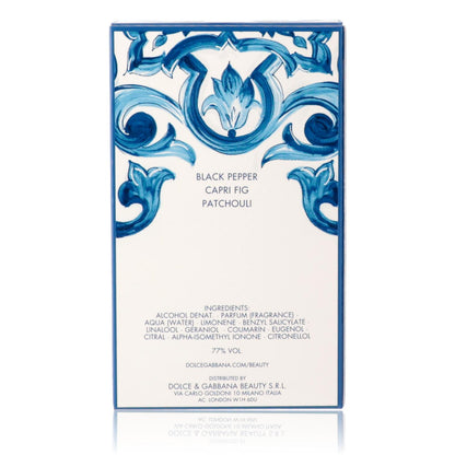 Light Blue Capri In Love by Dolce & Gabbana, 3.3 oz EDP spray for Men 