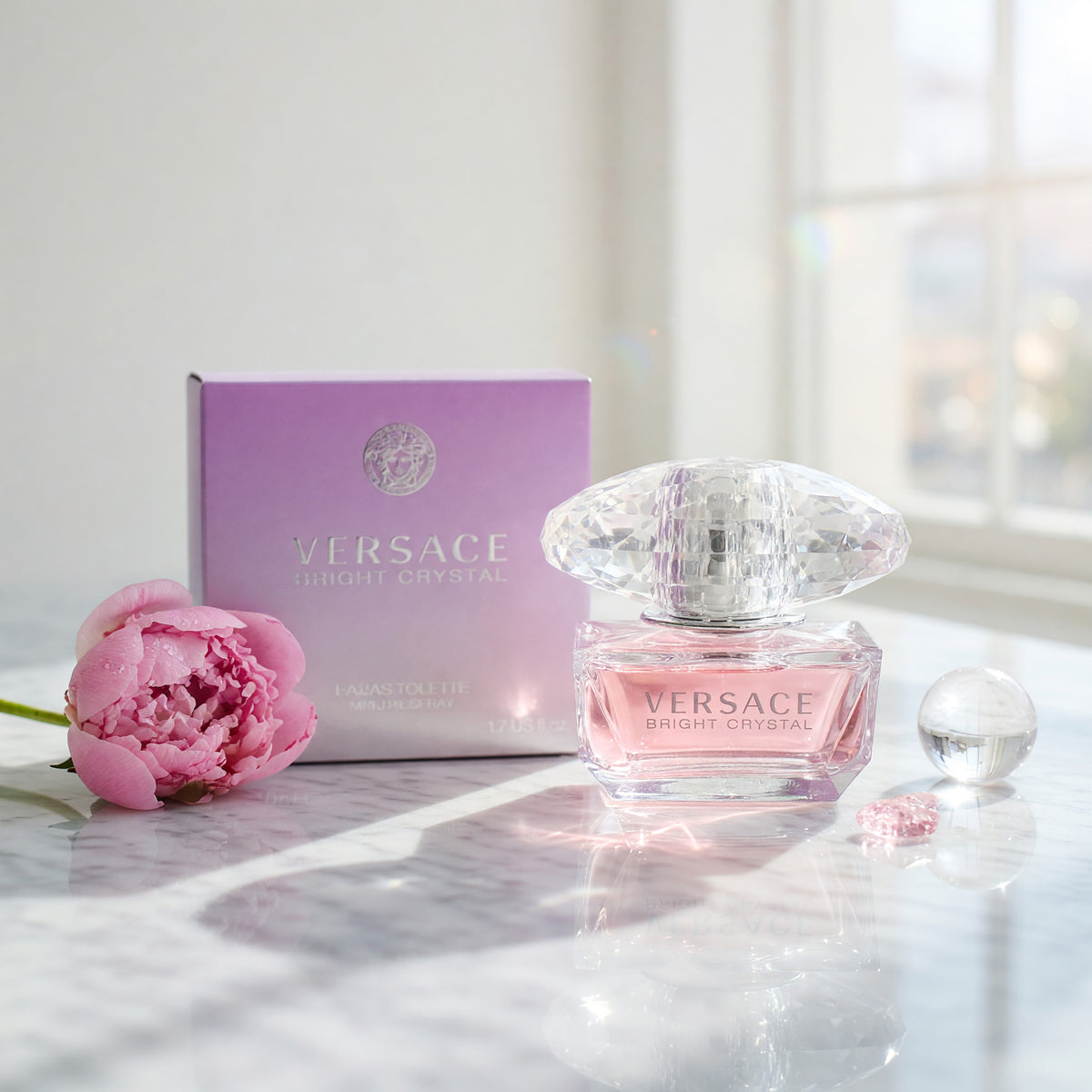 Versace Bright Crystal by Versace, 1.7 oz EDT Spray for Women