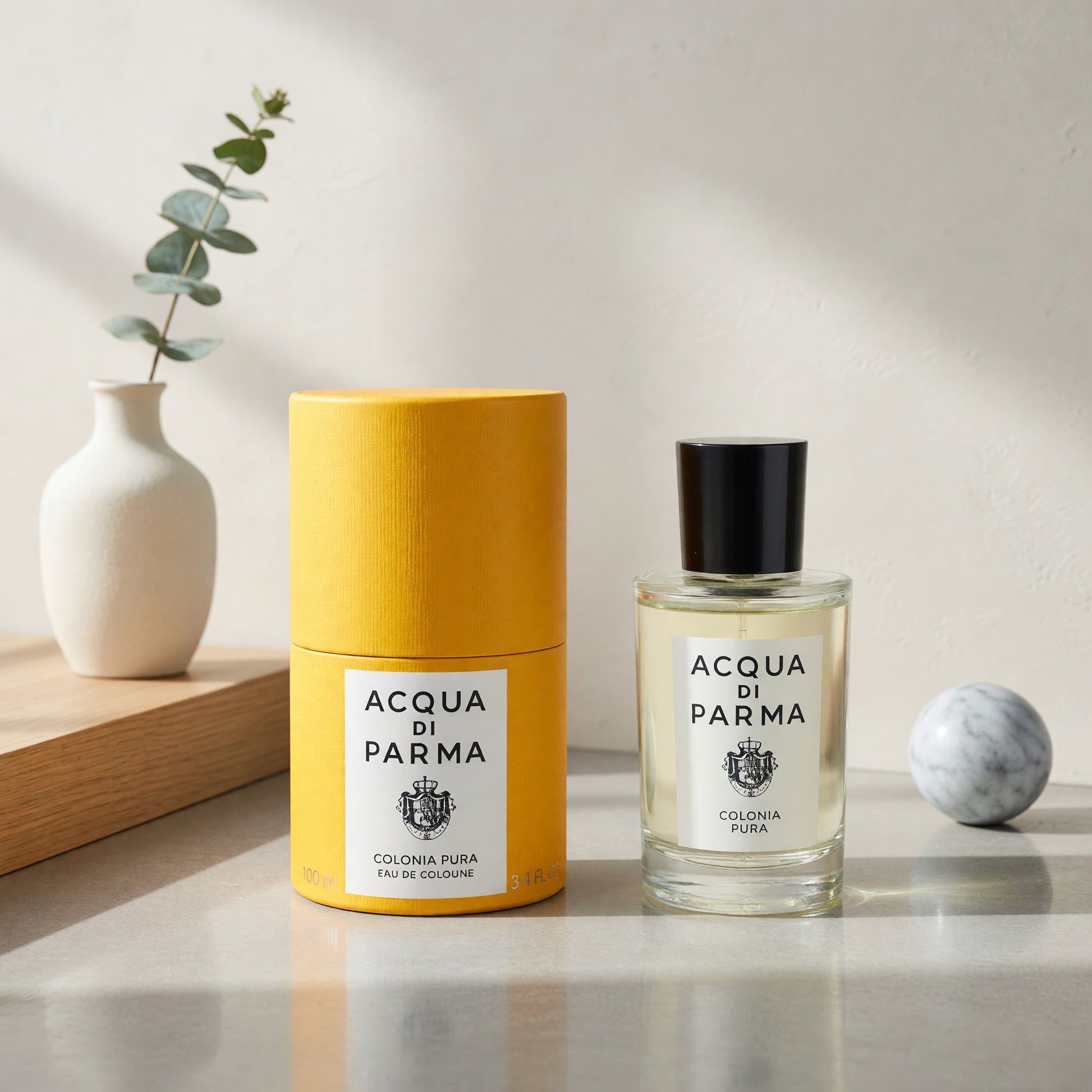 Acqua Di Parma Colonia Pura by Acqua Di Parma, 3.4oz Eau De Cologne Spray men