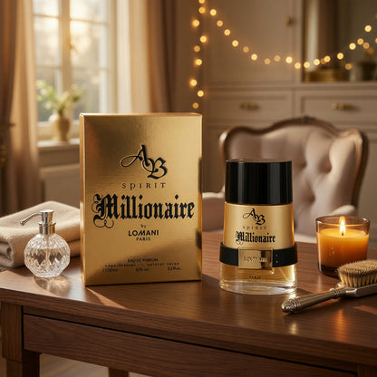 AB Spirit Millionaire by Lomani, 3.3 oz EDP Spray for Men