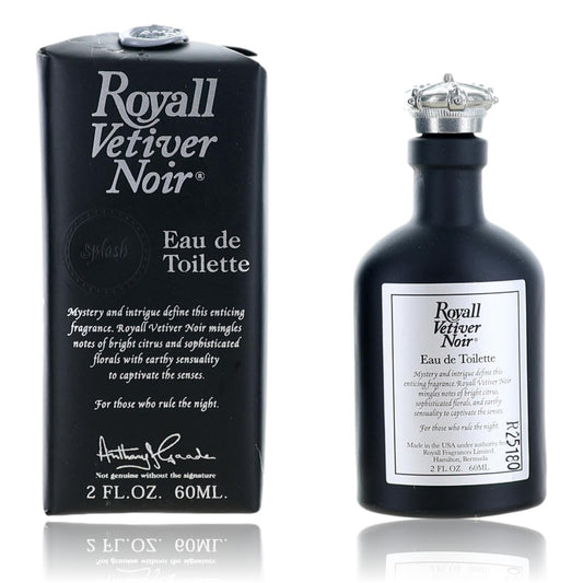 Royall Vetiver Noir by Royall Fragrance, 2 oz EDT Splash for Men  