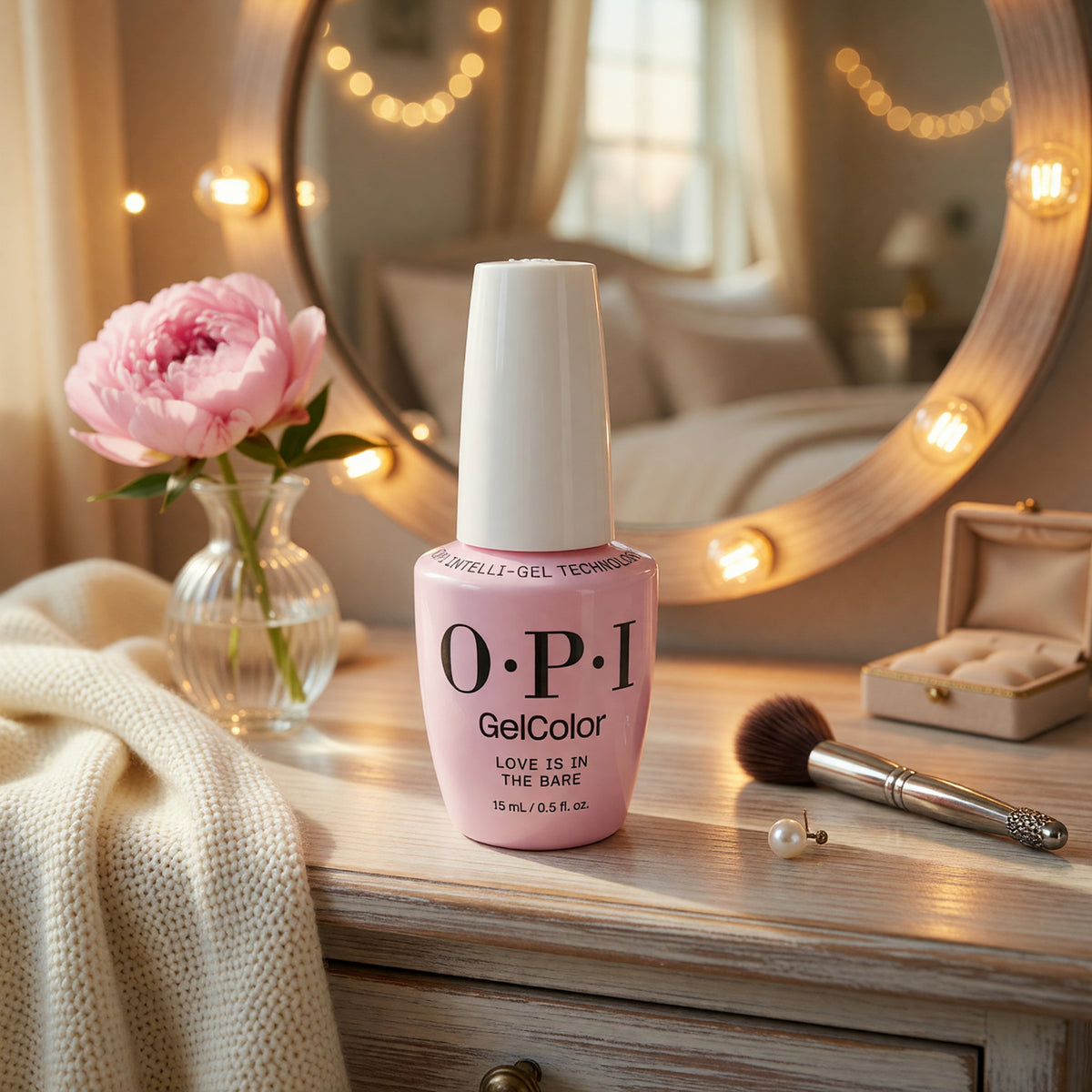 OPI Gel Nail Polish by OPI, 0.5 oz Gel Color - Love Is In The Bare - Love Is In The Bare