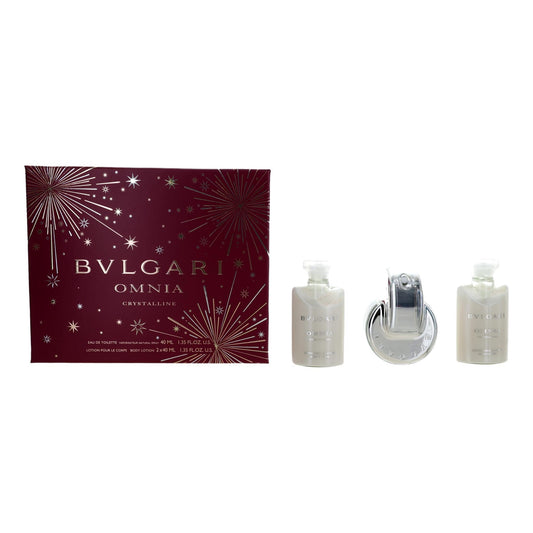 Omnia Crystalline by Bvlgari, 3 Piece Gift Set for Women