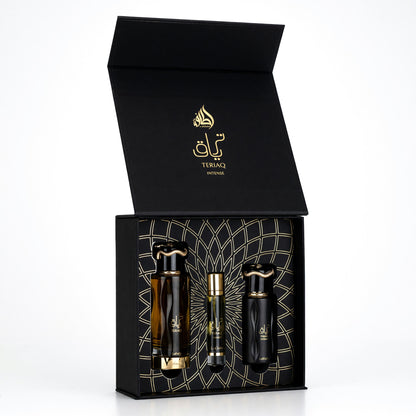 Teriaq Intense by Lattafa, 3-Piece Gift Set for Unisex 