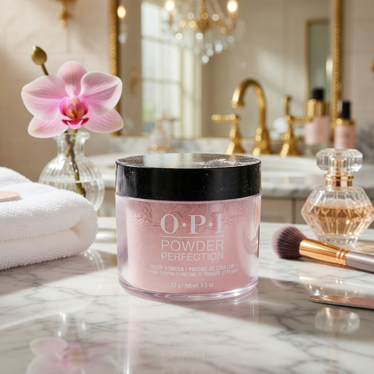 OPI Powder Perfection by OPI, 1.5 oz Color Dip Powder - Bubble Bath - Bubble Bath