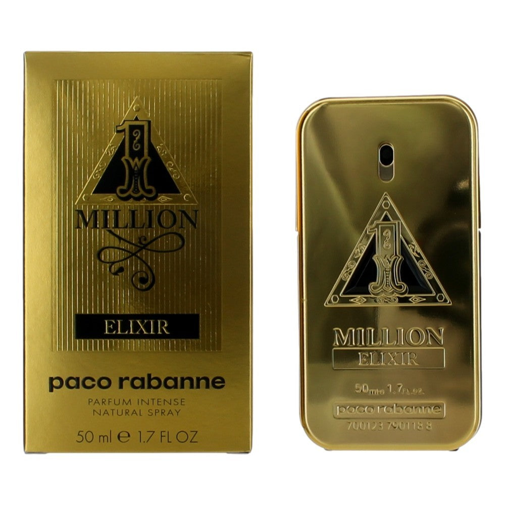 1 Million Elixir by Paco Rabanne, 1.7 oz Parfum Intense Spray for Men
