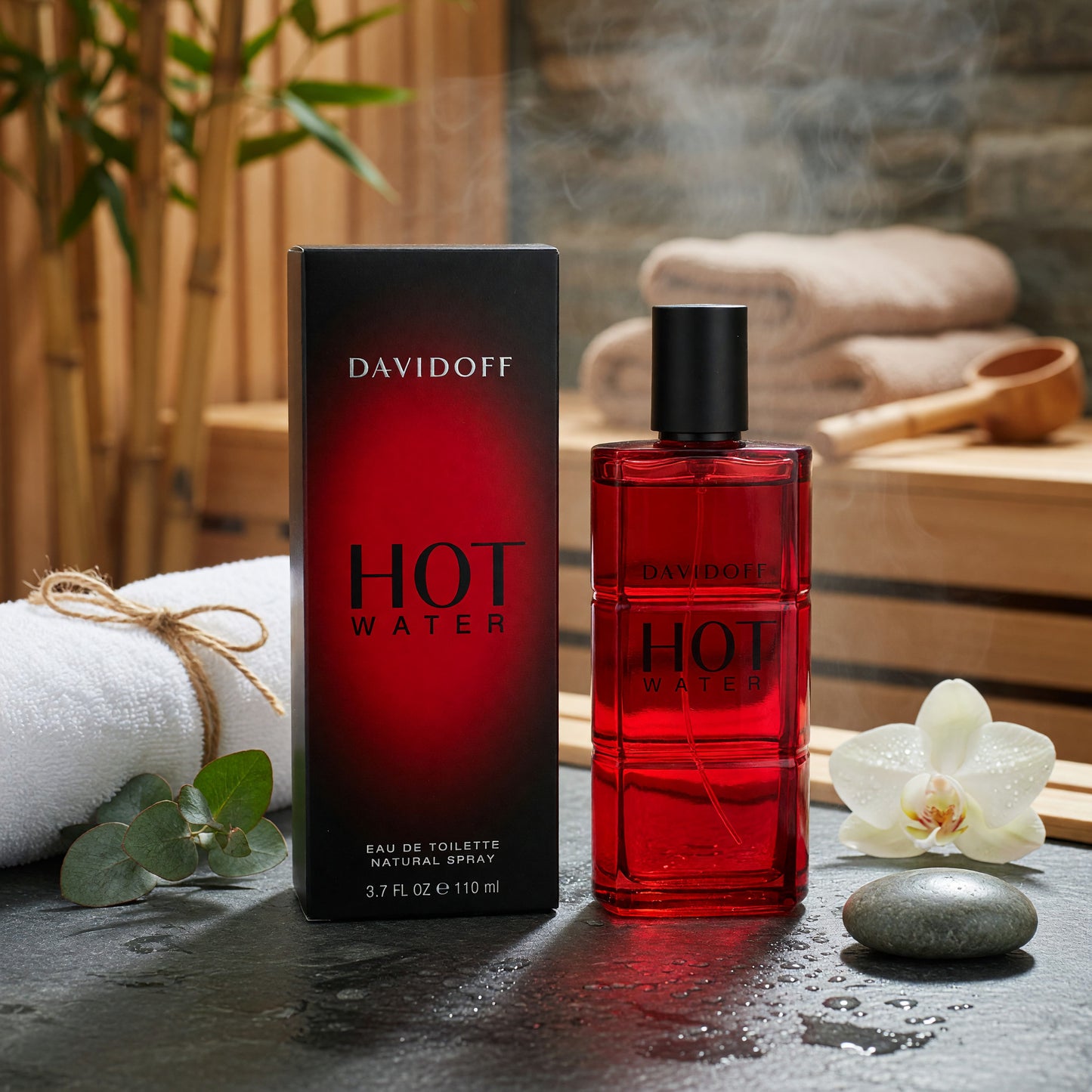 Hot Water by Davidoff, 3.7 oz EDT Spray for Men