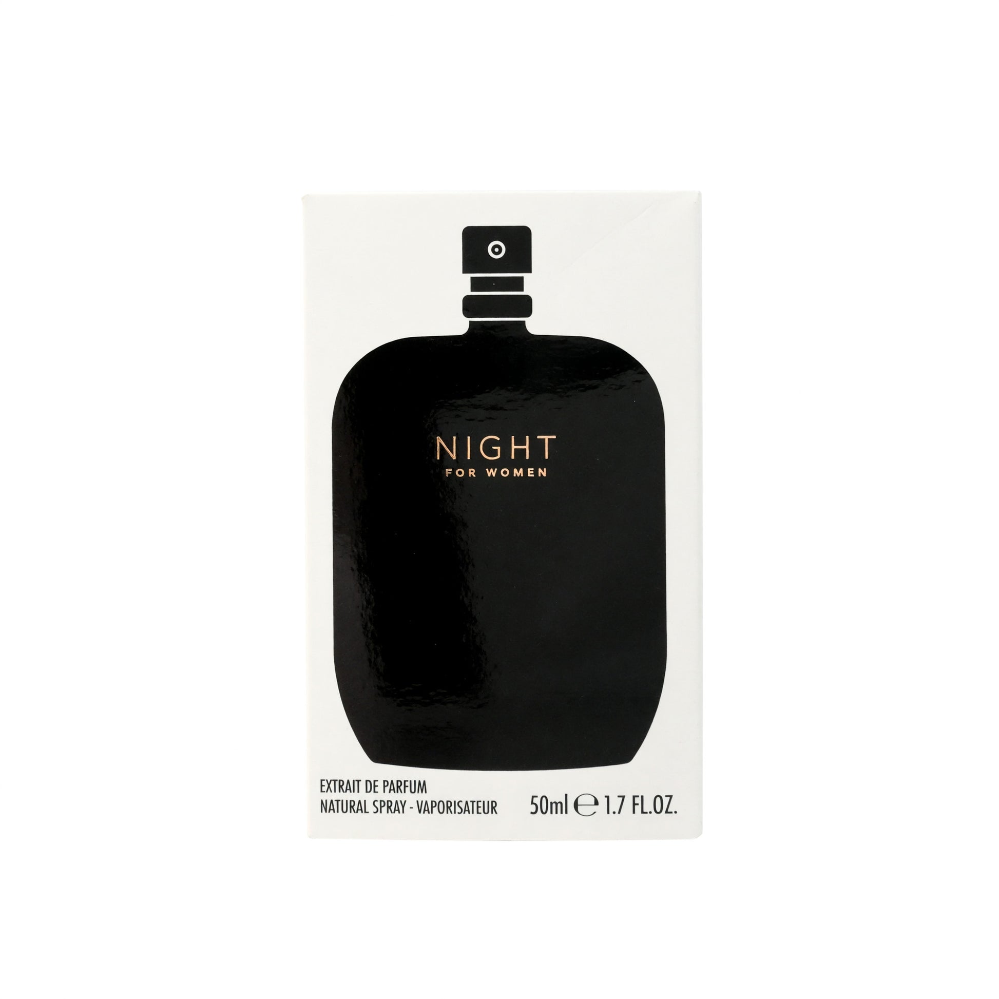 Night by Fragrance One, 1.7 oz Extrait de Parfum Spray for Women