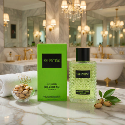 Valentino Born in Roma Salty Pistachio, 3.4oz Hair & Body Mist women