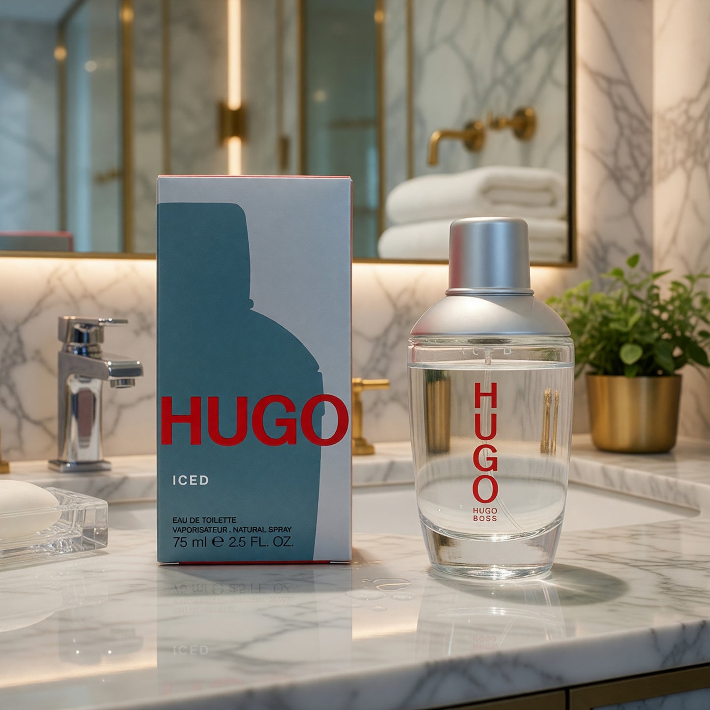 Hugo Iced by Hugo Boss, 2.5 oz EDT Spray for Men