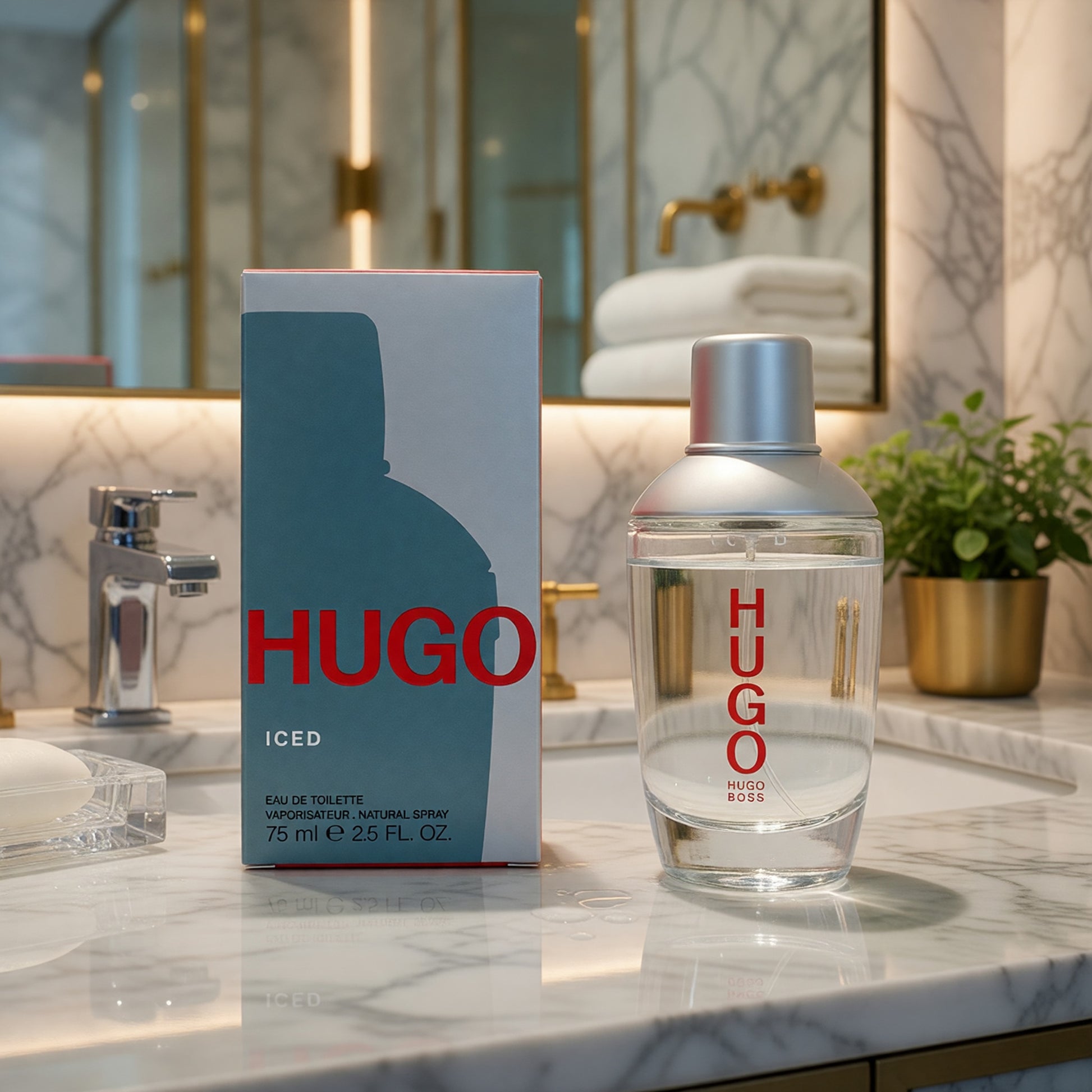 Hugo Iced by Hugo Boss, 2.5 oz EDT Spray for Men