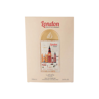 London The City Of Contrast by Lattafa, 3.4 oz EDP Spray for Unisex