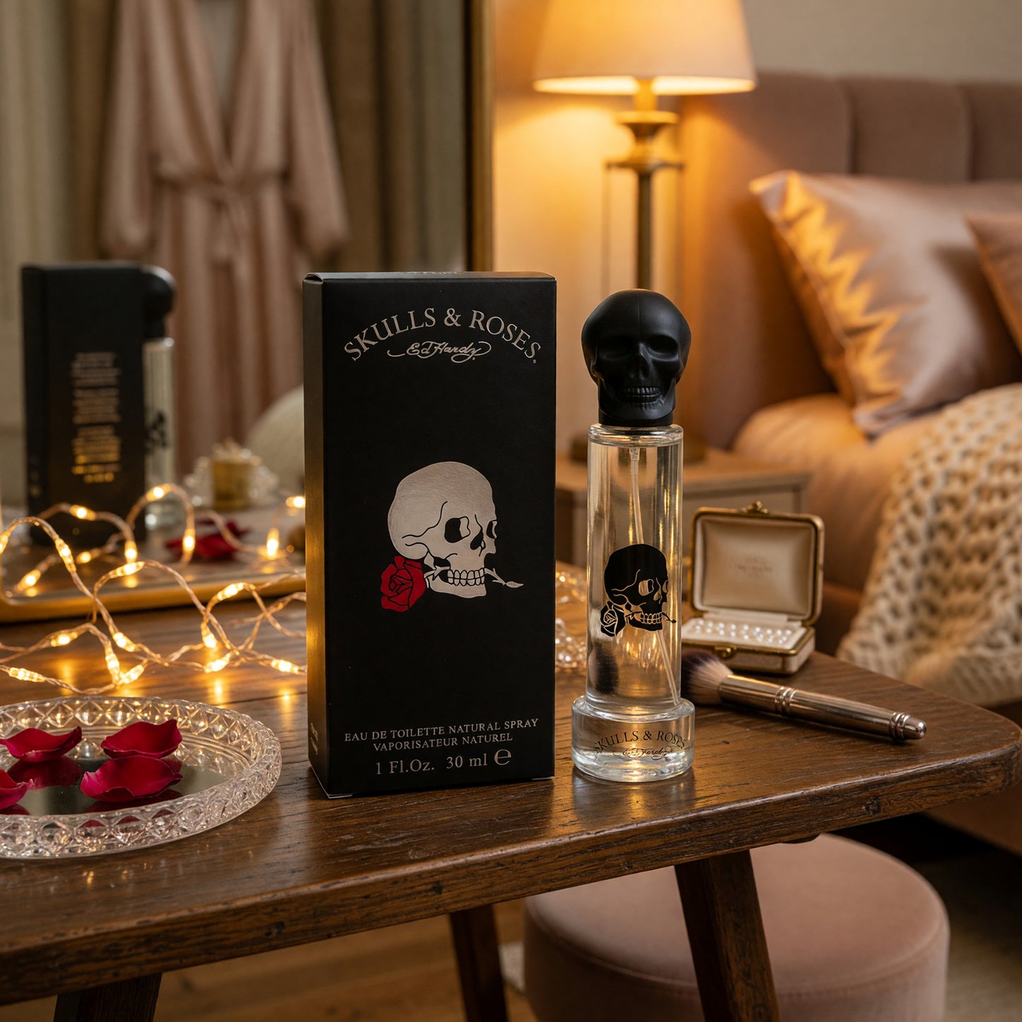 Ed Hardy Skulls & Roses by Ed Hardy, 1 oz EDT Spray for Men
