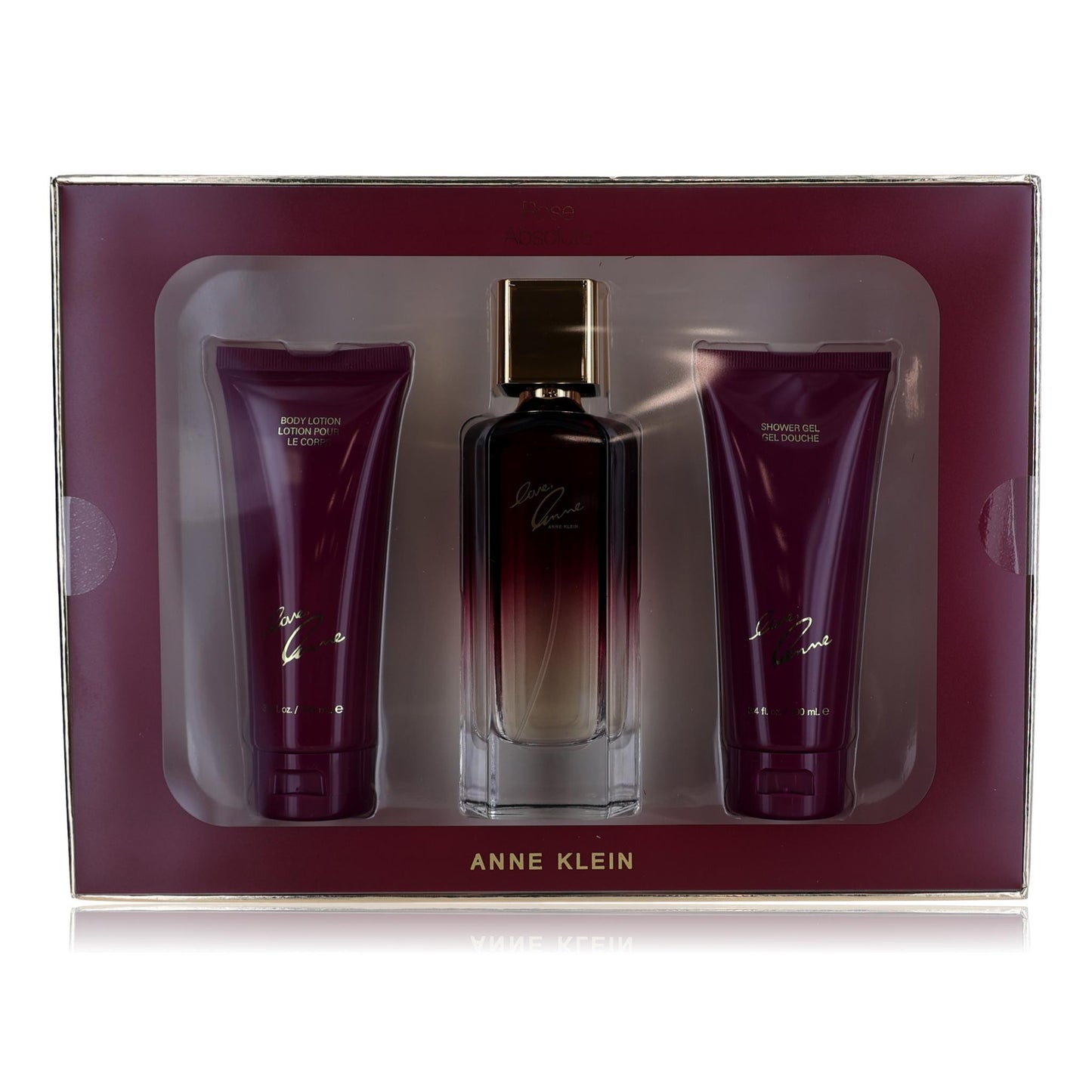 Rose Absolute by Anne Klein, 3 Piece Gift Set for Women 