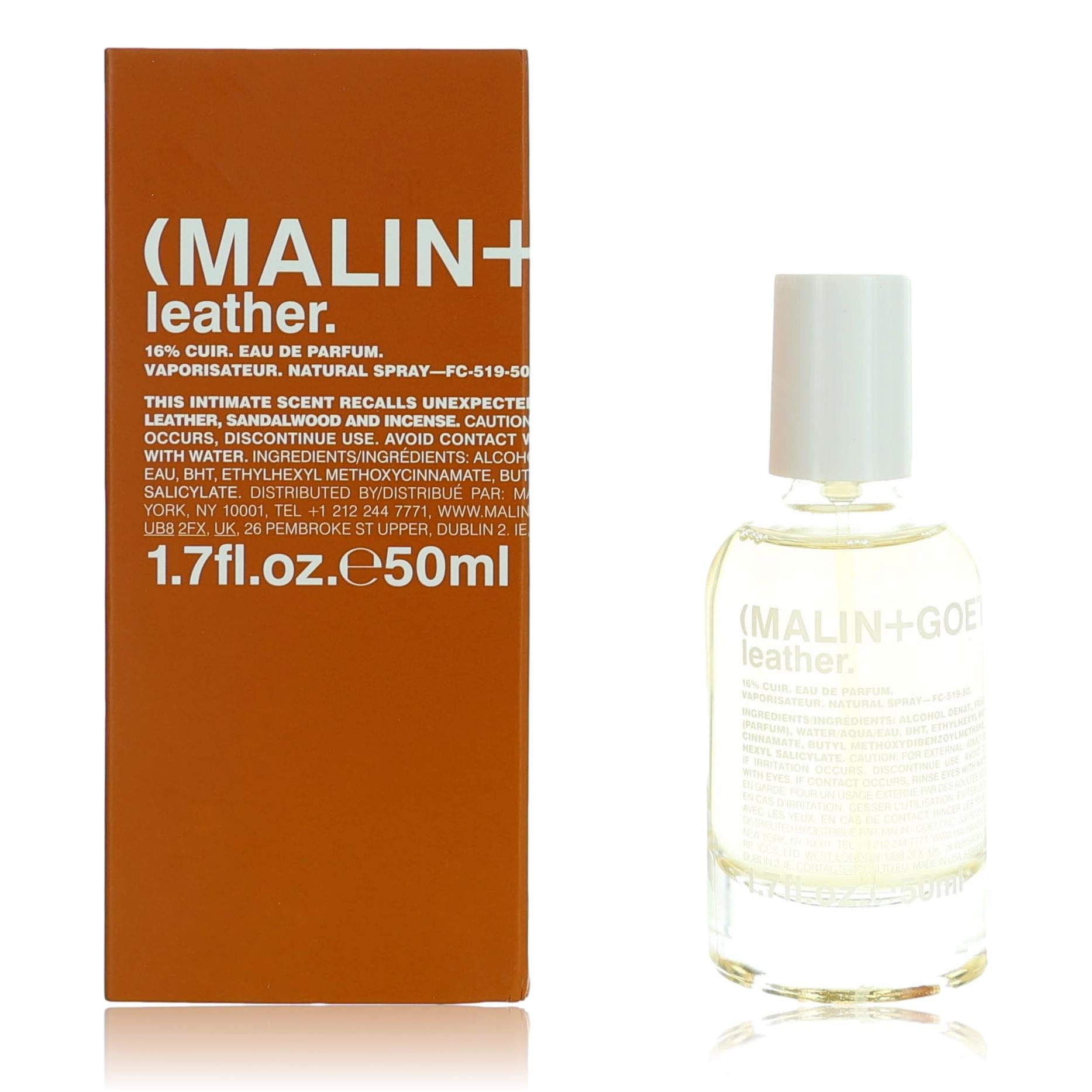 Malin & Goetz Leather by Malin & Goetz, 1.7 oz EDP Spray for Unisex 