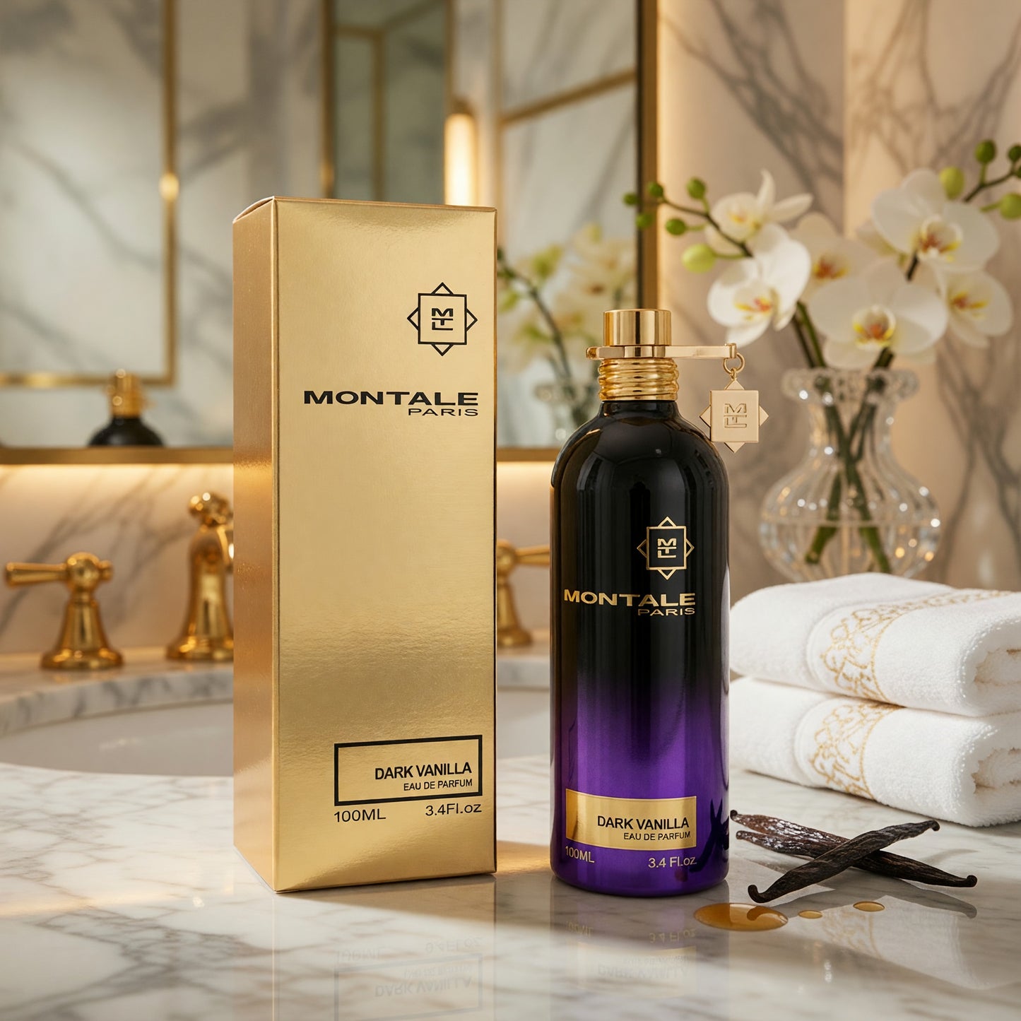  Montale Dark Vanilla by Montale, 3.4 oz EDP Spray for Unisex 