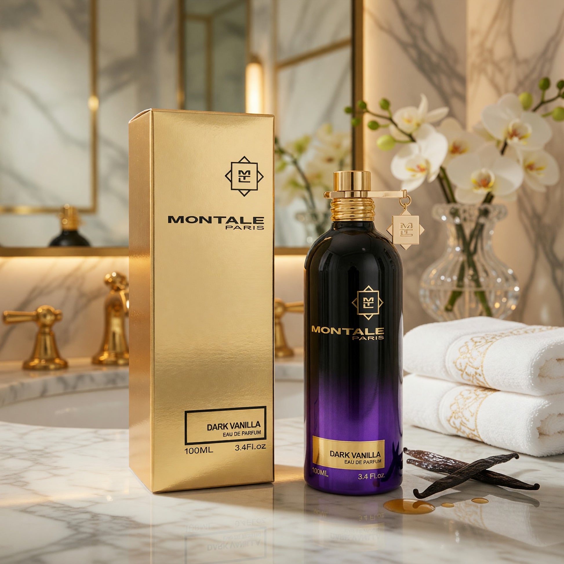  Montale Dark Vanilla by Montale, 3.4 oz EDP Spray for Unisex 