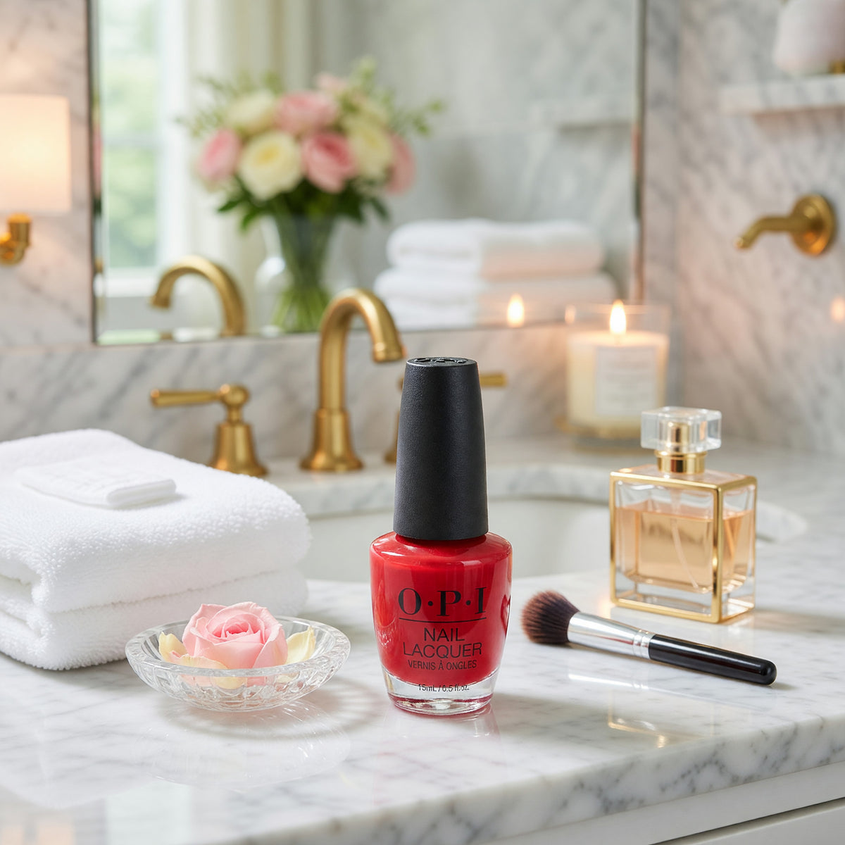 OPI Nail Lacquer by OPI, 0.5 oz Nail Polish - 15 Minutes of Flame - 15 Minutes of Flame