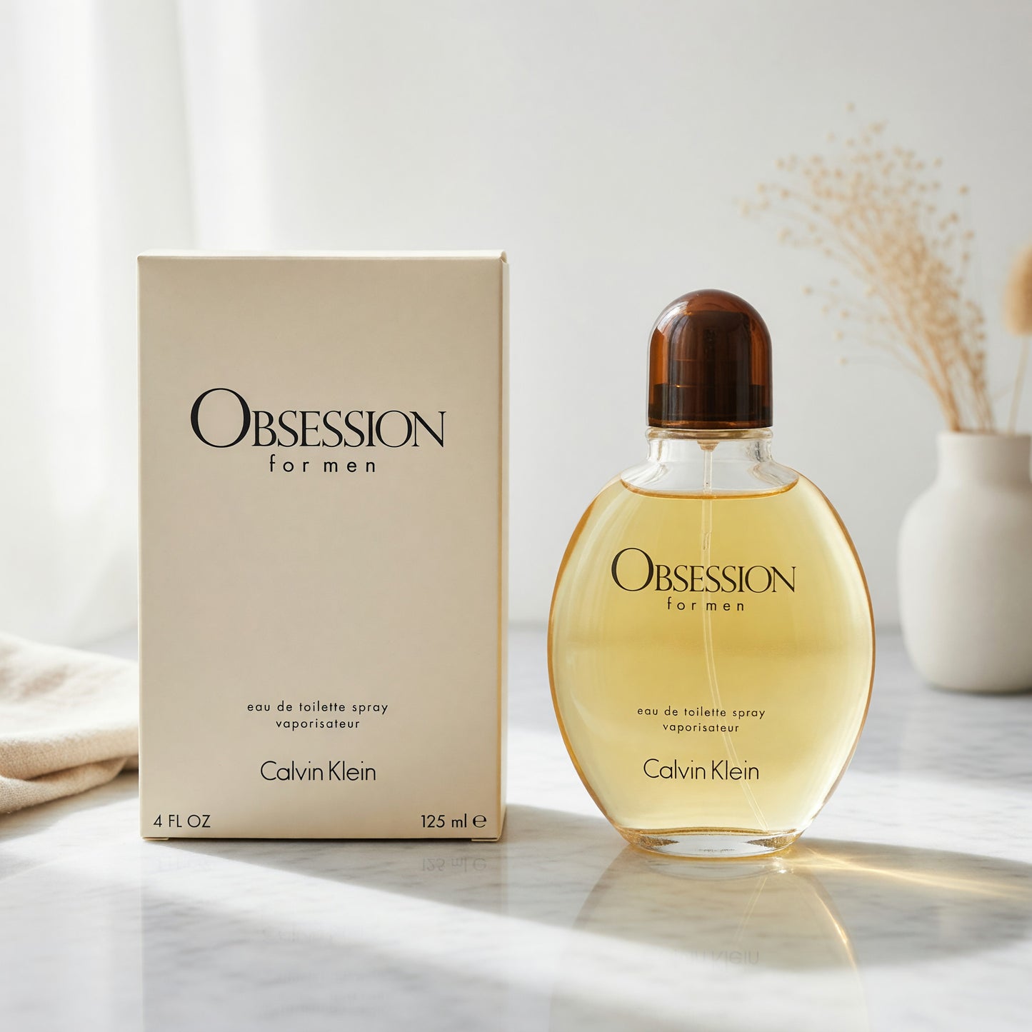 Obsession by Calvin Klein, 4 oz EDT Spray for Men