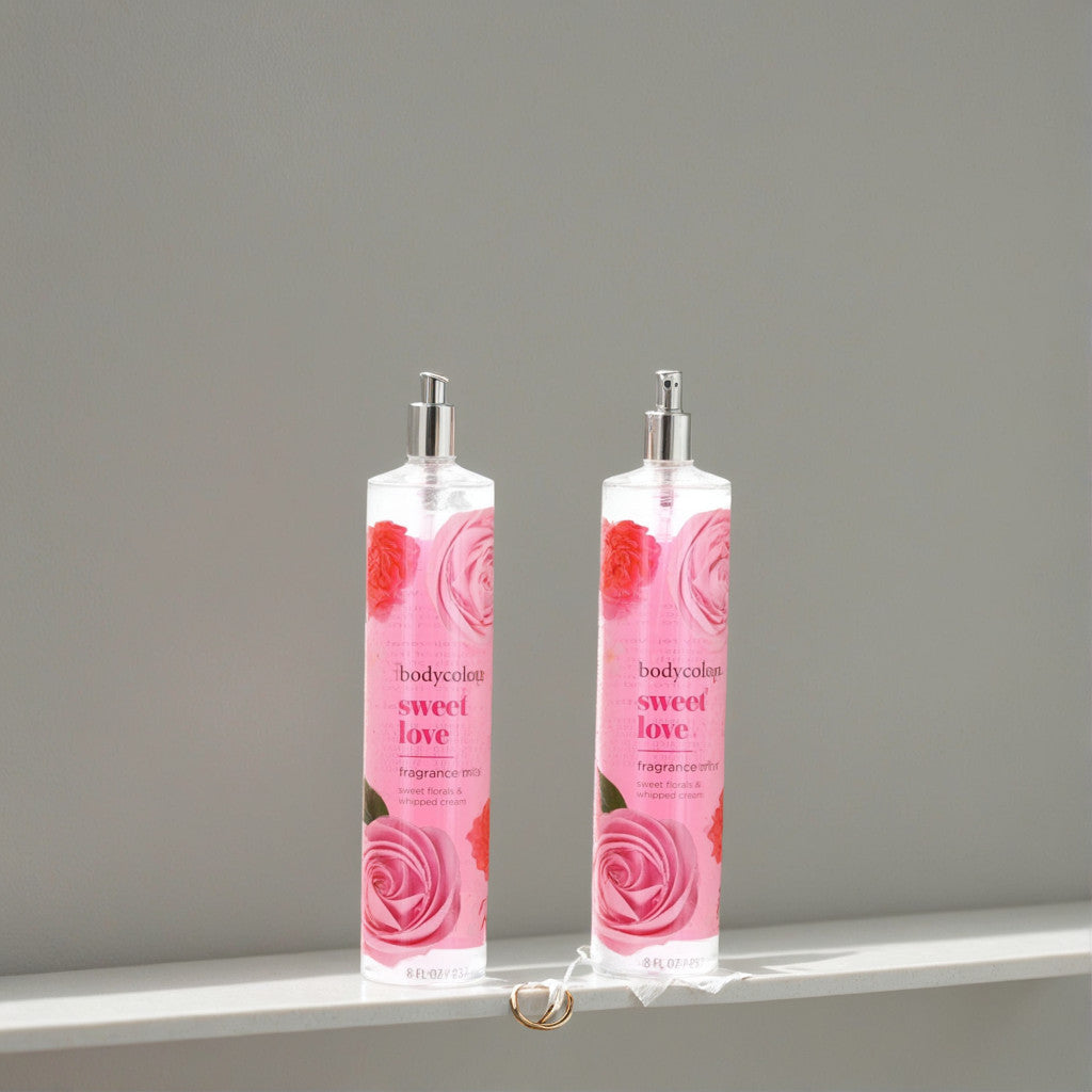 Sweet Love by Bodycology, 4 Pack 8 oz Fragrance Mist for Women