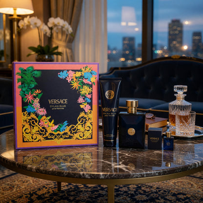 Dylan Blue by Versace, 3 Piece Gift Set for Men
