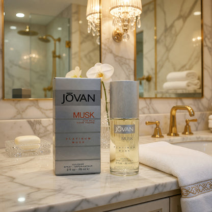 Jovan Platinum Musk by Jovan, 3 oz Eau De Cologne Spray for Men