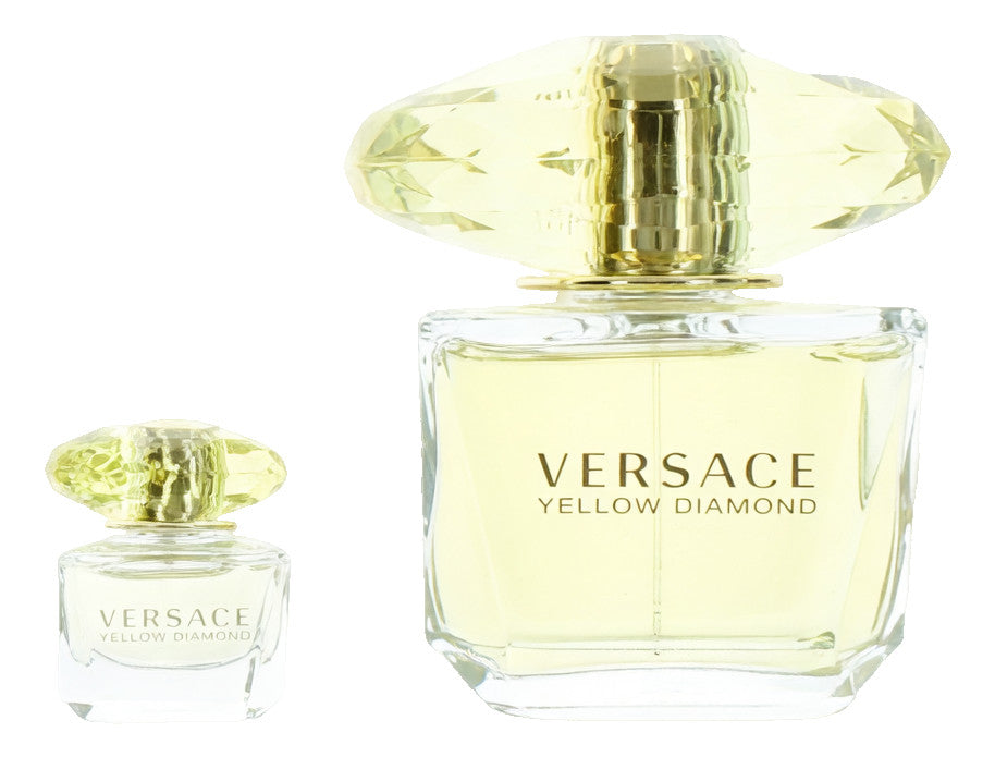 Versace Yellow Diamond by Versace, 4 Piece Gift Set for Women