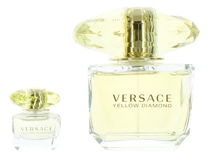 Versace Yellow Diamond by Versace, 4 Piece Gift Set for Women